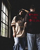 t-shirty męskie T-Shirt Oversize FLOW Beige (z nadrukiem) 4