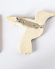 przypinki Ptaszek ceramiczny broszka 6 cm 1
