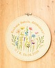 Ślub - inne Podziękowania, Indywidualna dedykacja, haft w tamborku 23 cm 6