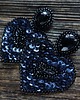 kolczyki soutache Czarne Serca- kolczyki 3