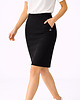 spódnice midi Spódnica Ołówkowa ,,ALMA" Czarny 1