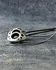 kolczyki wire wrapping Srebrne kolczyki Silver Planet 1