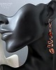 kolczyki wire wrapping Kolczyki czysto miedziane. Kute spirale 8