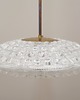 lampy wiszące Żyrandol mosiężny, lata 60, Carl Fagerlund, Orrefors 3