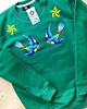 bluza bez kaptura damska Zielona bluza damska bez kaptura z jaskółkami 2