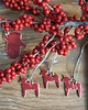 ozdoby choinkowe Zestaw Holly, ręcznie wykonane koniki ceramiczne,  rękawiczka w prezencie 2