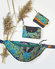 portfele damskie Portfel Boho Mini - Zielony Paisley 4