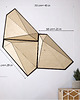 kafle i panele Ozdoba ścienna drewniana_Wooden Crystals 6