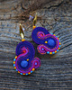 kolczyki soutache Małe i kolorowe kolczyki sutasz 2