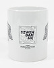 kubki i filiżanki Kubek ceramiczny 330ml DZIK biały 1