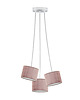 lampy wiszące Elegancki żyrandol pająk do salonu z welurowymi abażurami WAIKIKI W3 VELUR 5