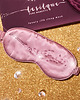 opaski na oczy LE SILQUE Opaska na oczy z jedwabiu z kryształkami - SUGAR PINK 3