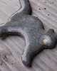 magnesy Ceramiczny magnes kot szary 2
