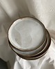 patery i talerze Talerz basic white raw ok. 22cm 2