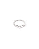 pierścionki srebrne ONE EDGE mini / satin SILVER ring 2