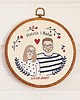 Ślub - inne Personalizowana pamiątka ślubna/zaręczynowa , haft w oprawie vintage 8