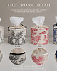 tekstylia - różne Toile de Jouy Roll Tissue  Cover, French Country Shabby Chic tissue Holder 1