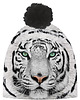 czapki dziecięce Czapka Magic Fun TIGER WHITE 1