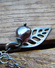 bransoletki wire wrapping Szare matowe kulki   - bransoletka 4