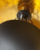 lampy wiszące Lampa Hammered Studio 50cm czarno złota 3