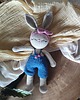 przytulanki dla niemowląt i dzieci Króliczek przytulanka bawełniana maskotka na szydełku Little Bunny 7