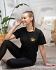 t-shirt damskie T-shirt do jogi AWAKEN - czarny l/xl 1