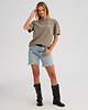 t-shirt damskie Koszulka damska OVERSIZE Washed Smoke 3