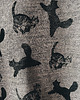 bluza bez kaptura damska Bluza z autorskim printem w biegnące koty M 3