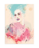 grafiki i ilustracje Blue-haired girl 2