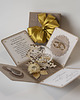 kartki scrapbooking 50 rocznica ślubu, złote gody, exploding box, kartka 3d 2