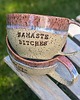 filiżanki NAMASTE BITCHES, zestaw ceramiczny, Duża filiżanka/ kubek + talerz 1