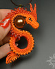 wisiory Cavrenos III, wisior ze smokiem, beading 5