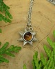 wisiory Mały wisiorek słoneczko tygrysie oko wire wrapping słońce 1