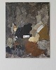 obrazy "Beginning" 24x30 cm, obraz na płótnie, pigmenty ziemne, akryl 3