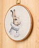 Ozdoby na ścianę Sir Rabbit,  haft w oprawie 20 cm 5