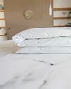 poduszki z grafiką Poszwa na kołdrę WHITE MARBLE 1