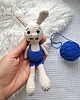misie i maskotki Mini króliczek, królik 3