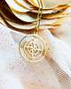 złote naszyjniki Naszyjnik złoty kompas, kulkowy łańcuszek 3