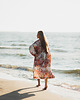 bluzki kimonowe damskie Kimono Flower Ecru LONG 5