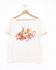 t-shirt damskie Dłonie serce  Biały Oversize 1