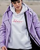 bluza z kapturem damska Bluza hoodie biała bliss 9