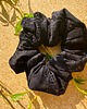 gumki do włosów Czarna scrunchie z koronką  1