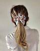 gumki do włosów Gumka jedwabna, scrunchie, frotka wiosenne kwiaty MAXI 5