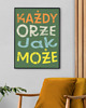 grafiki i ilustracje Plakat każdy orze jak może 3