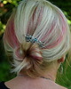 do włosów różne Grzebień do włosów ozdobny apatyt, wire wrapping 5