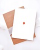 kartki okolicznościowe - wydruki Kartka walentynkowa/miłosna minimalistyczna, z serduszkiem 1