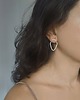 kolczyki pozłacane Kolczyki DOUBLE RINGS, srebro 925 pokryte 24K złotem 2