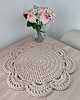 podkładki do kuchni Podkładka szydełkowa na stolik ze sznurka 50cm 1