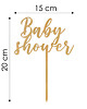 ozdoby na chrzest Topper na tort Baby Shower 2