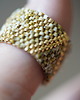 pierścionki - różne Pierścionek Beadingowy Gold Sand 2 5